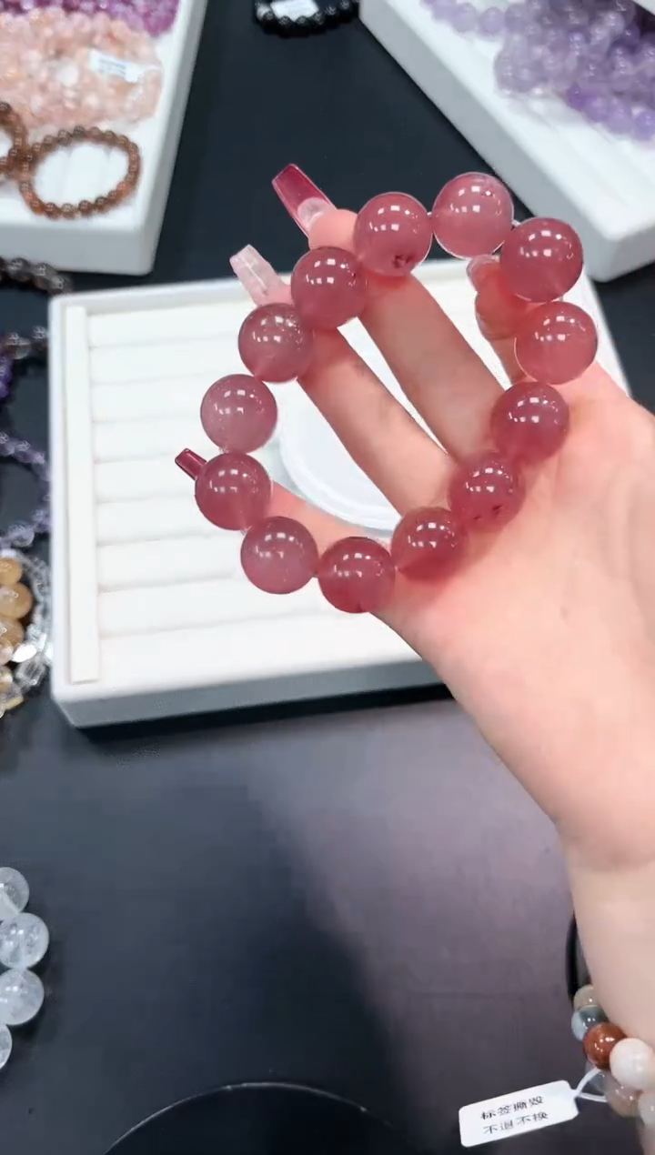 【闪购商品】水晶手串未镶嵌83f多样性发其一/1条默认微瑕