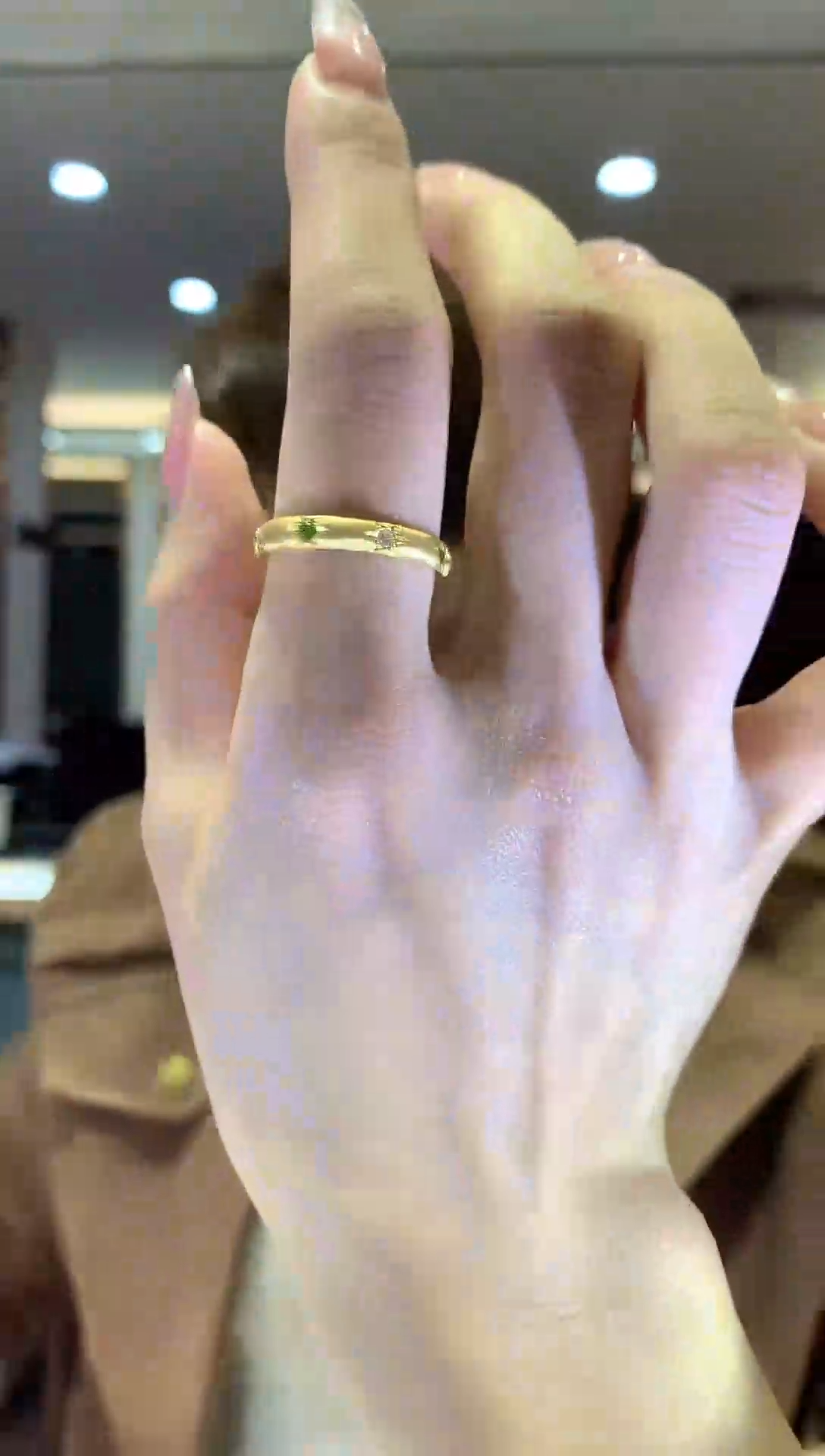 【闪购商品】18K金戒指/指环圈口多样性发一