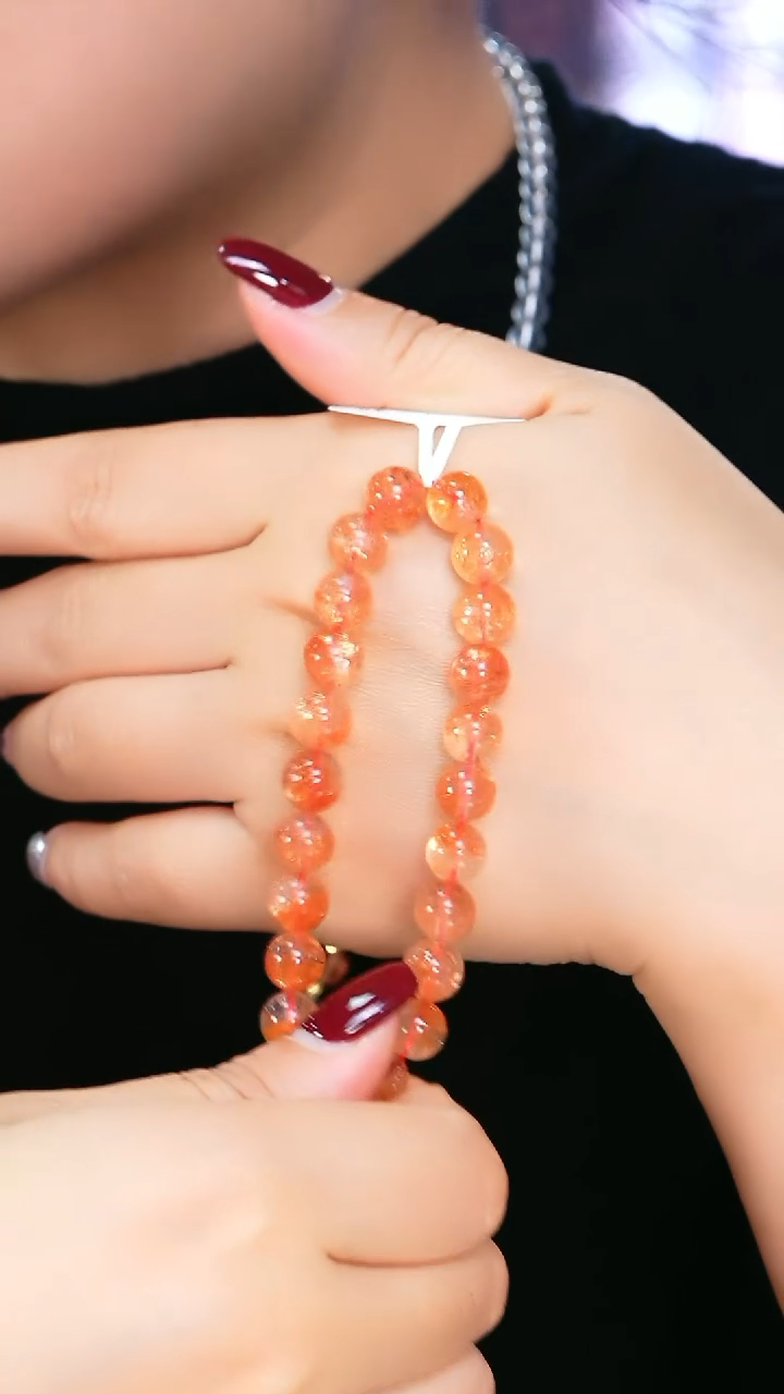 未镶嵌手链长石金太阳圆珠-A16-多样性发其一