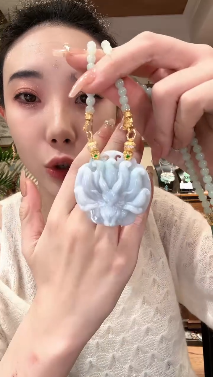 【闪购商品】翡翠颈饰未镶嵌国风