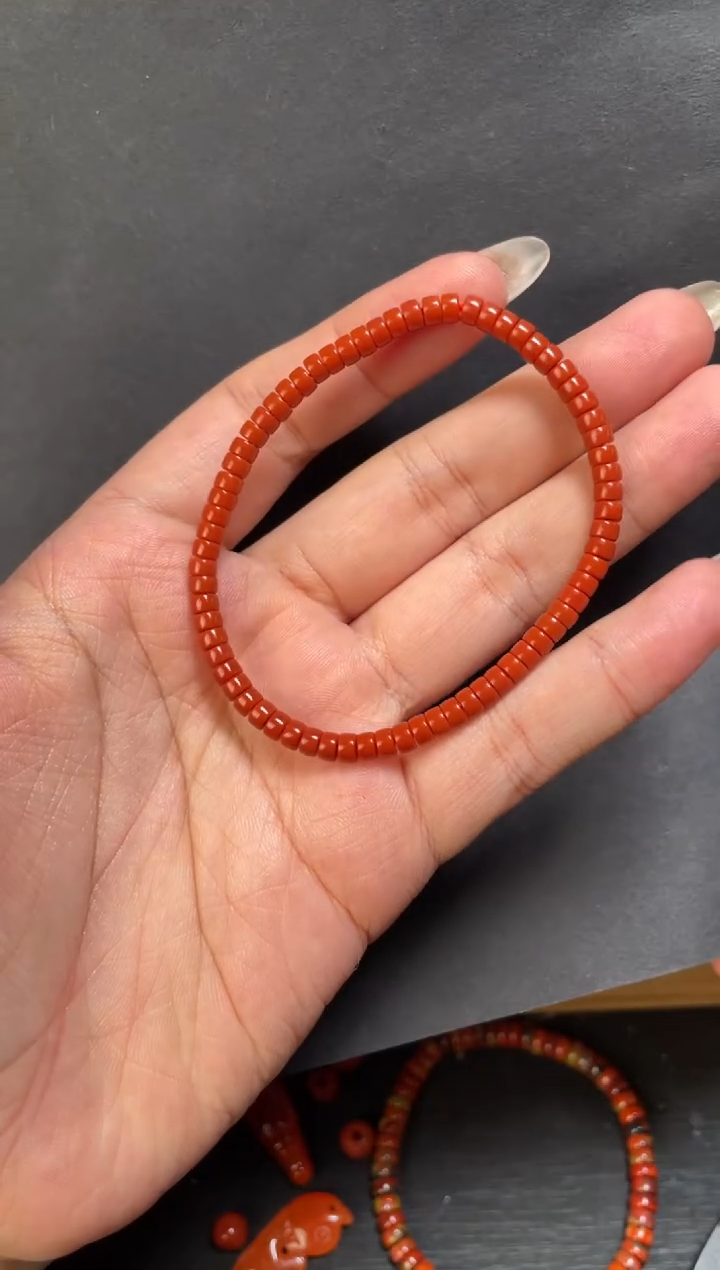 未镶嵌6南红玛瑙手串