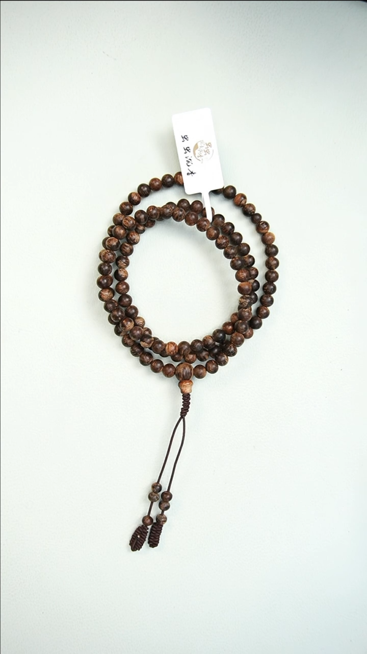 【闪购商品】沉香手串马尼涝沉水5mm*108 9151