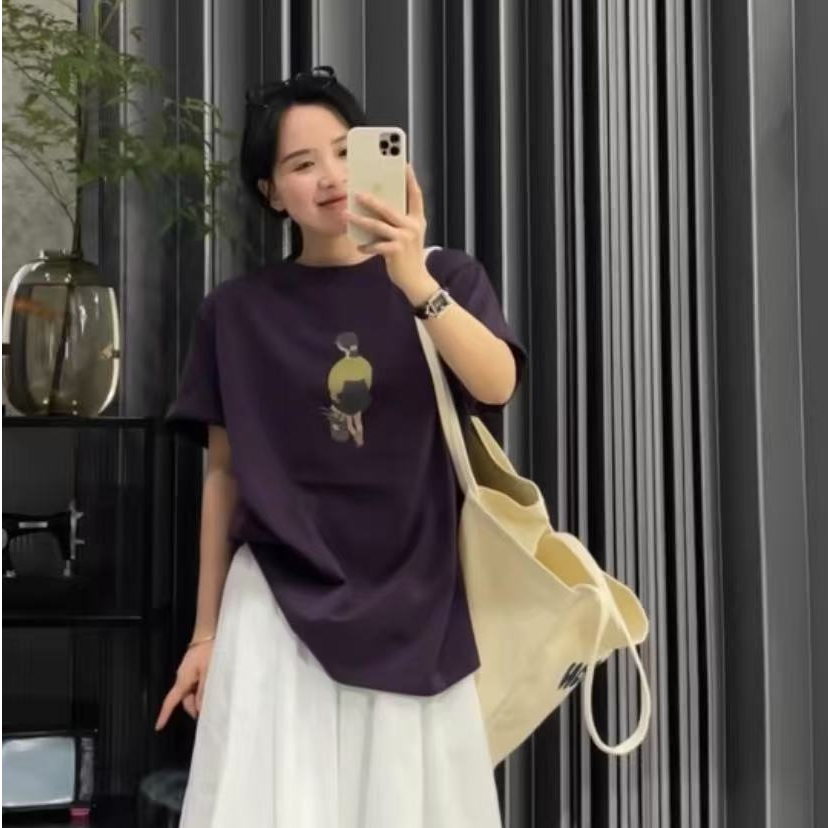 2621 韩版洋气短袖女2025夏季舒适上衣