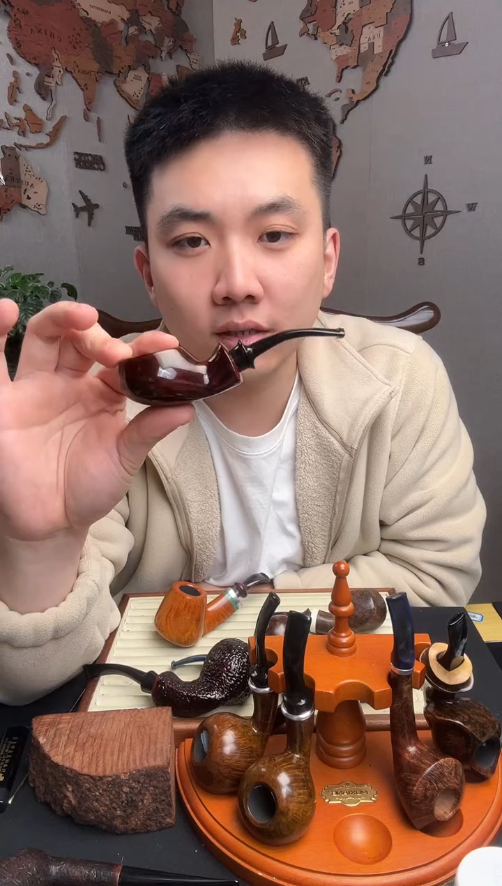 石楠木风**阻意大利进口石楠木烟斗