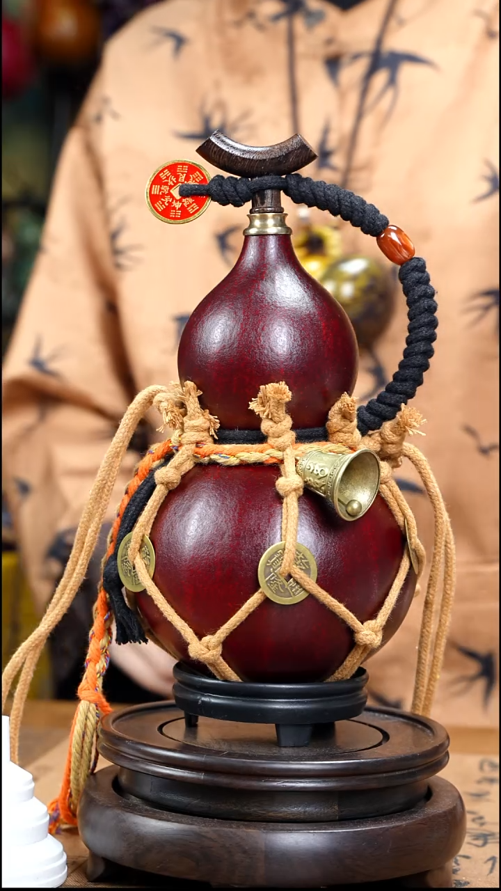 XK062网兜款大漆酒葫芦（现货现发）