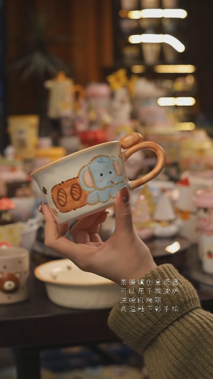 景德镇釉下彩绘设计师款式陶瓷