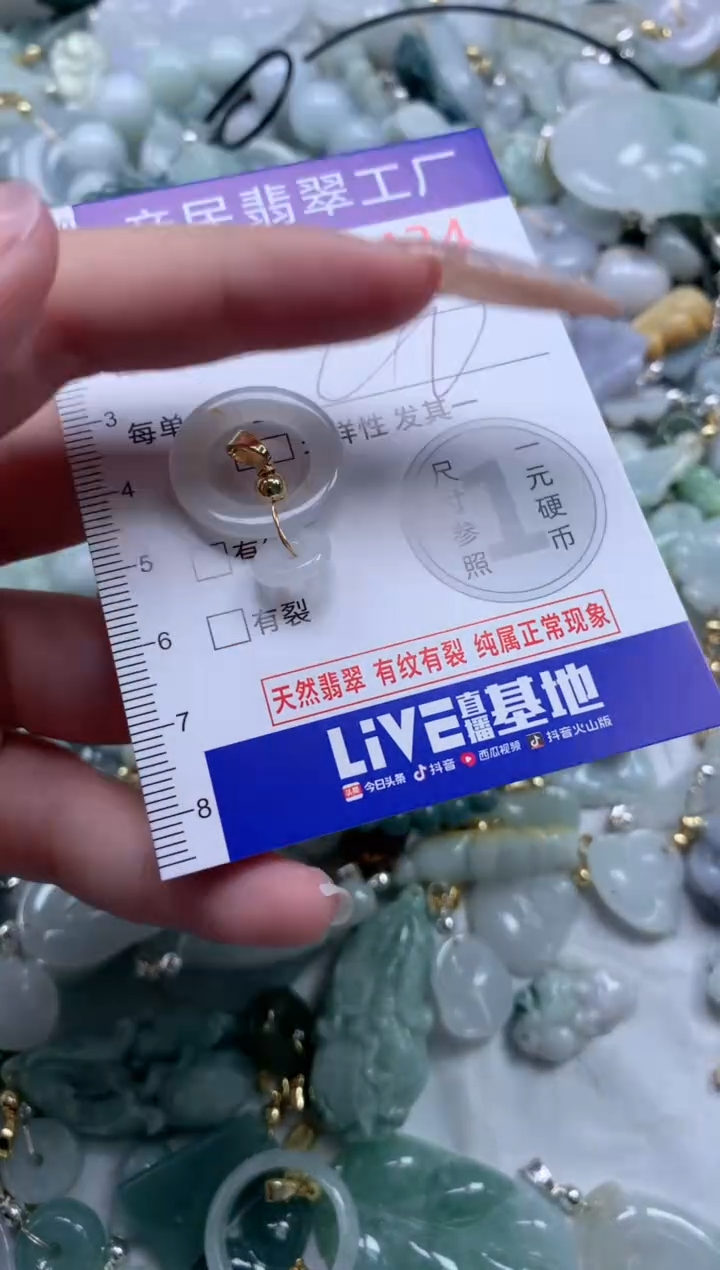 翡翠未镶嵌吊坠(不含链)1434