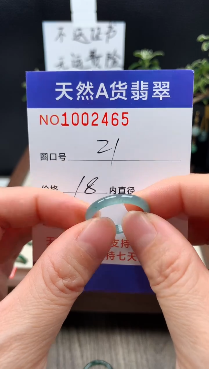 未镶嵌戒指翡翠21#