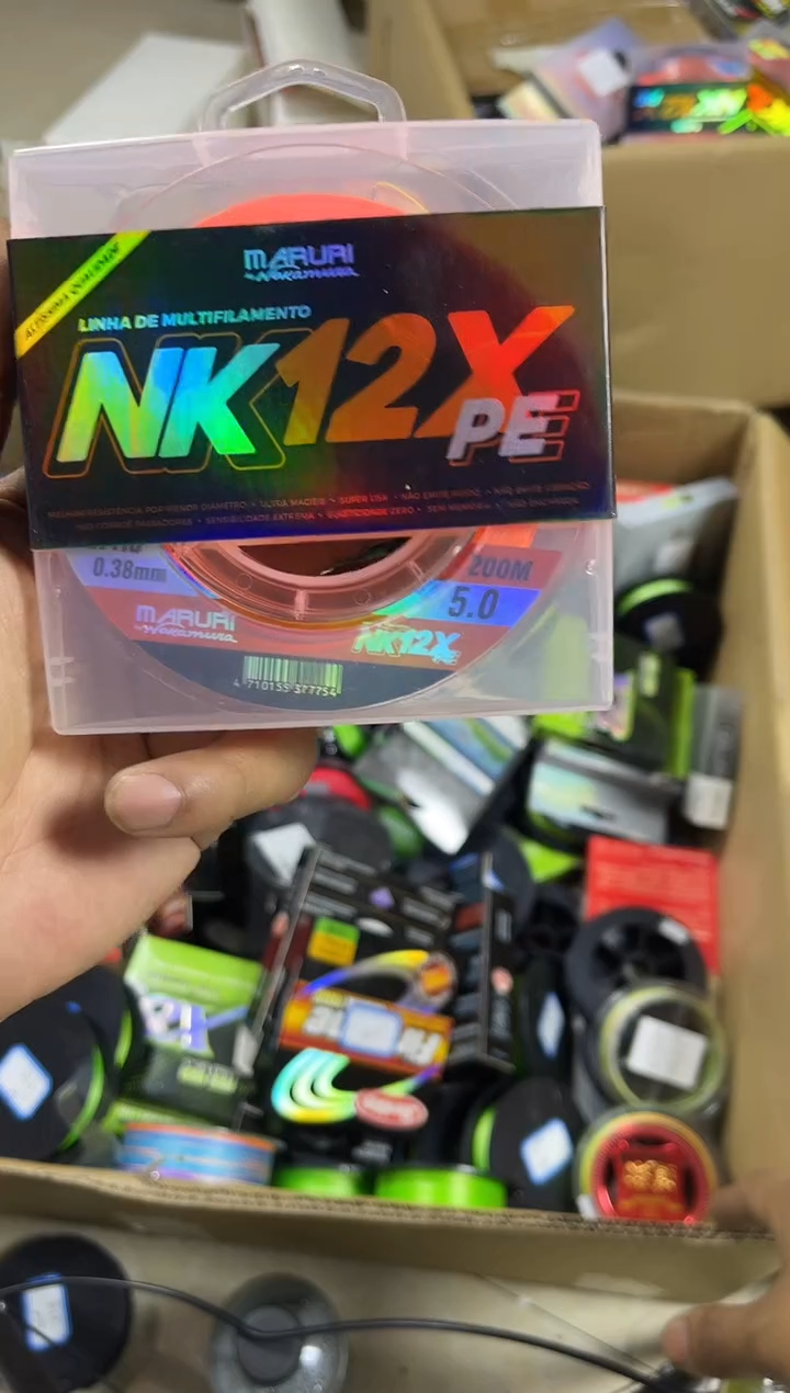 PE5#----12X橙色路亚线200米尾货