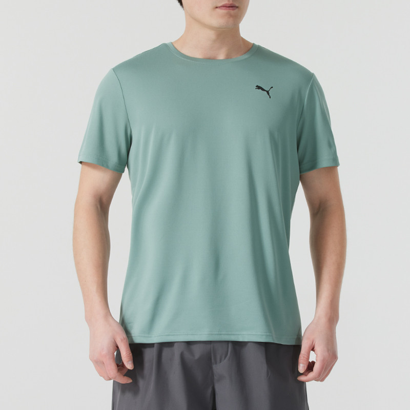 PUMA彪马短袖T恤男装夏季新款运动休闲服时尚透气圆领上衣 527344