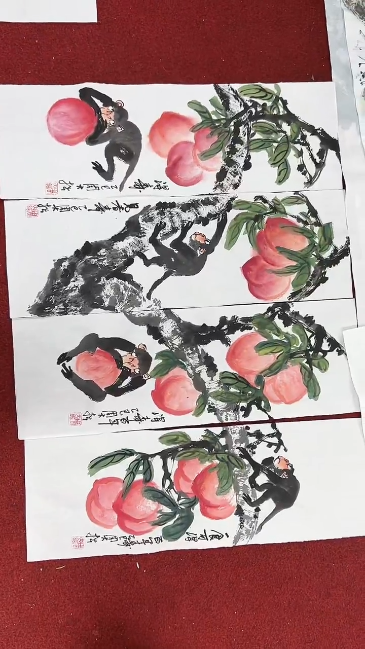 国画周大拙/国画/花鸟