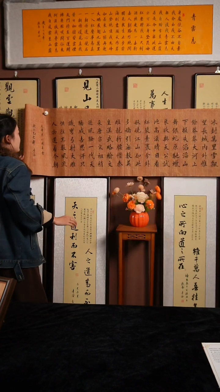 书法沁园春雪，软片