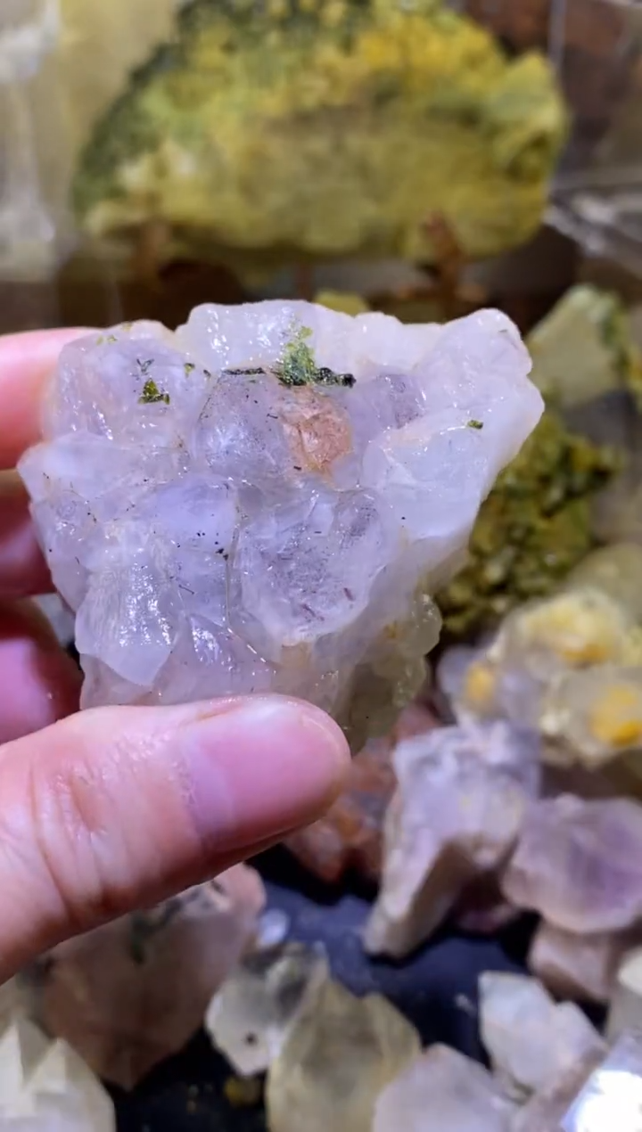 未镶嵌珠宝半成品水晶52号127g四川超七花园水晶