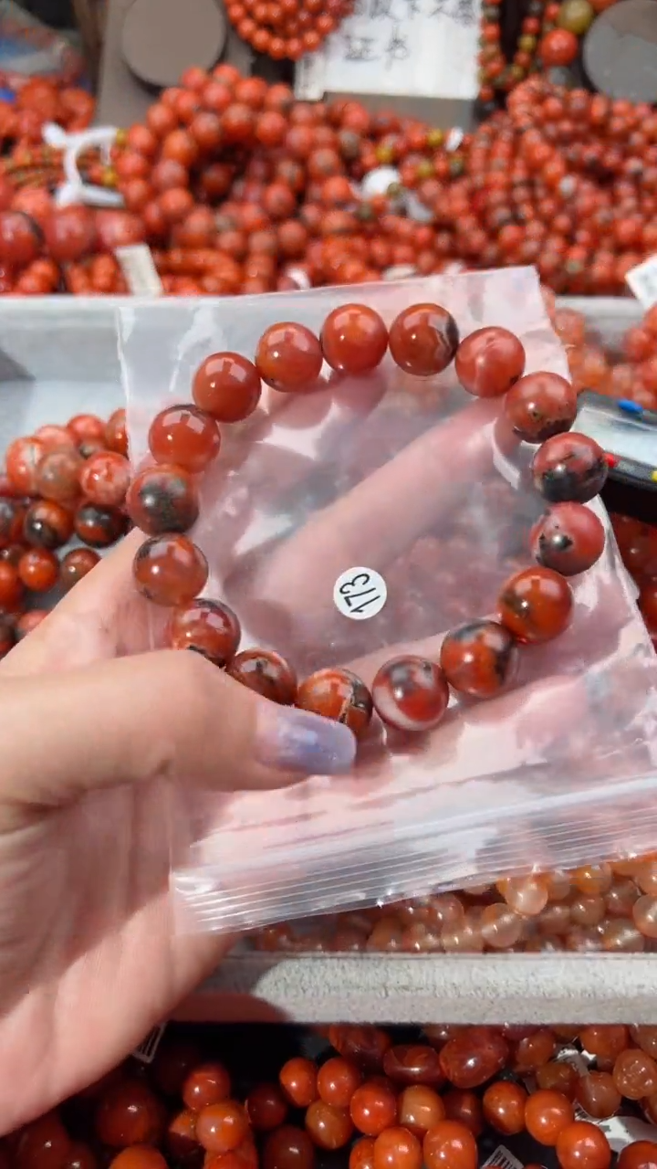 【闪购商品】南红玛瑙手串未镶嵌13+