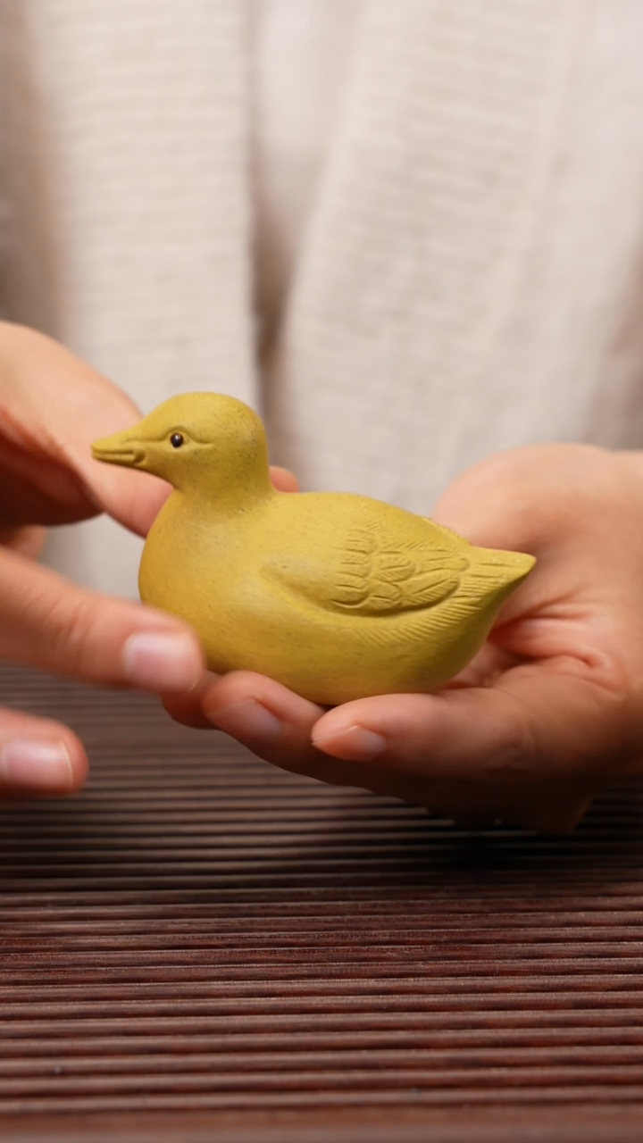 【闪购商品】紫砂茶宠黄段小鸭