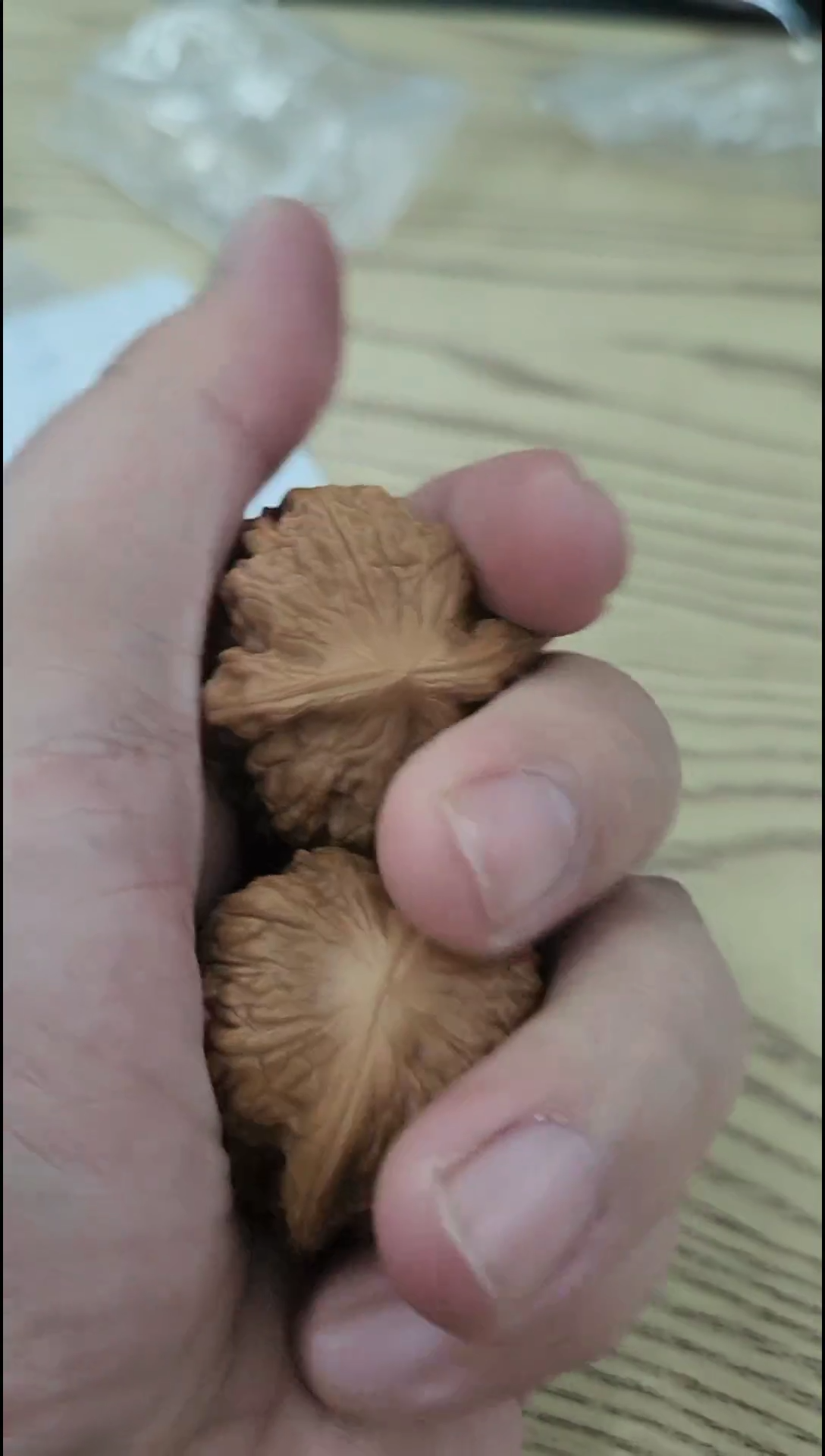 把件核桃平谷凹底以打底深凹底