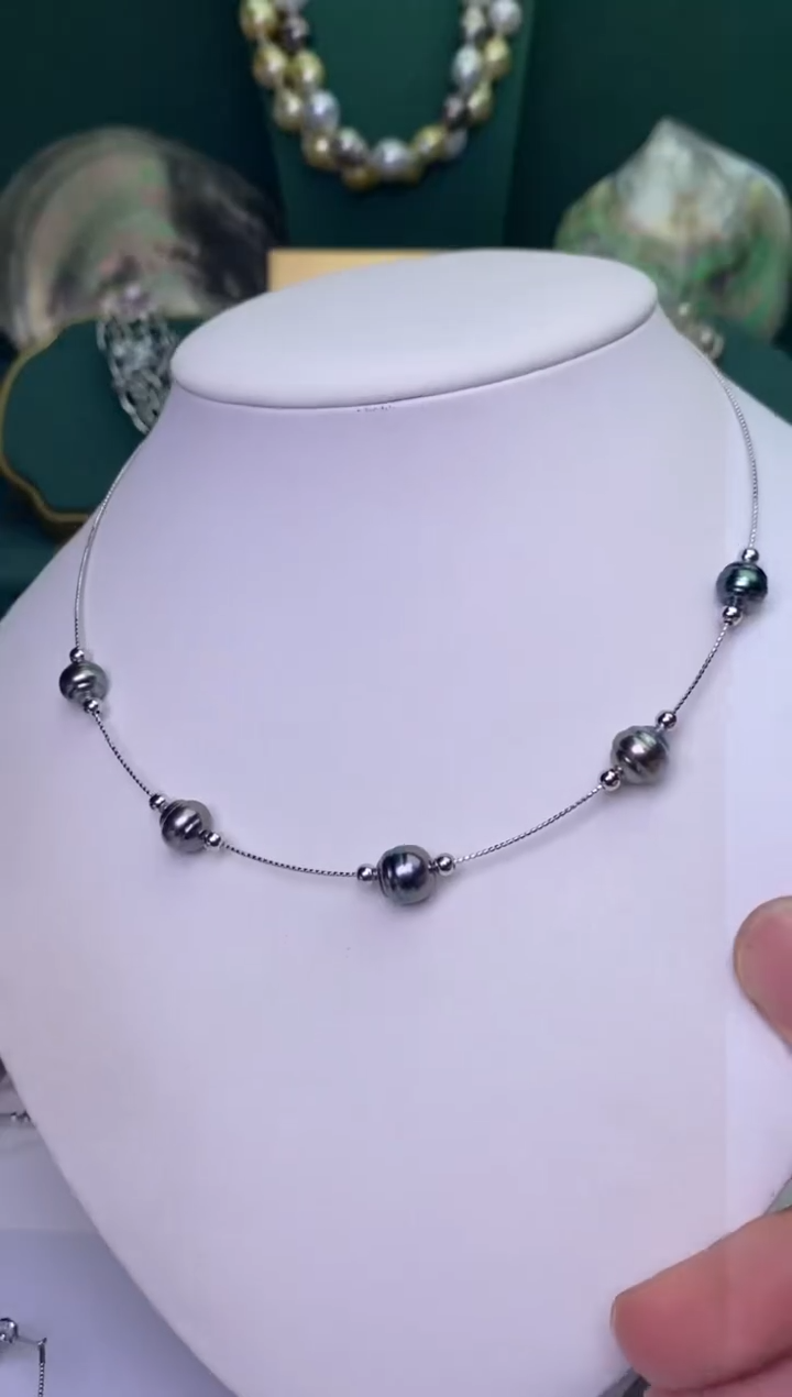 【闪购商品】海水珍珠颈饰银S925镶嵌1