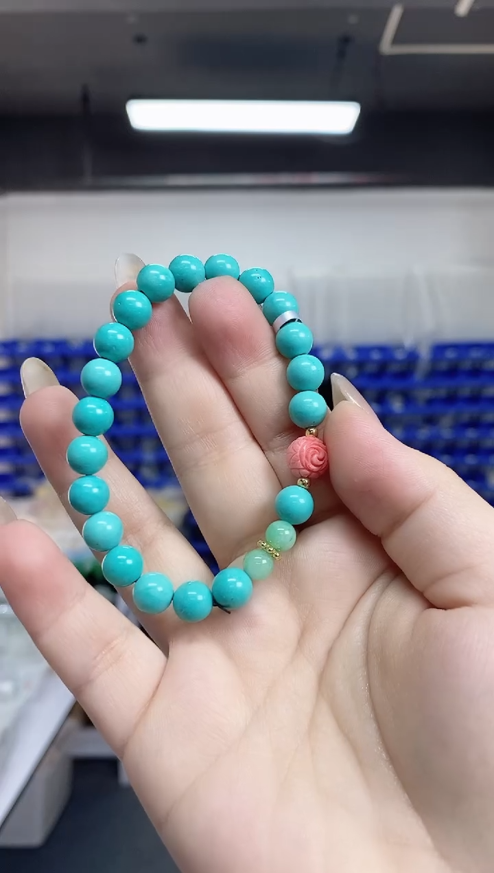 【闪购商品】未镶嵌翡翠手链多样性发其一颜色微差