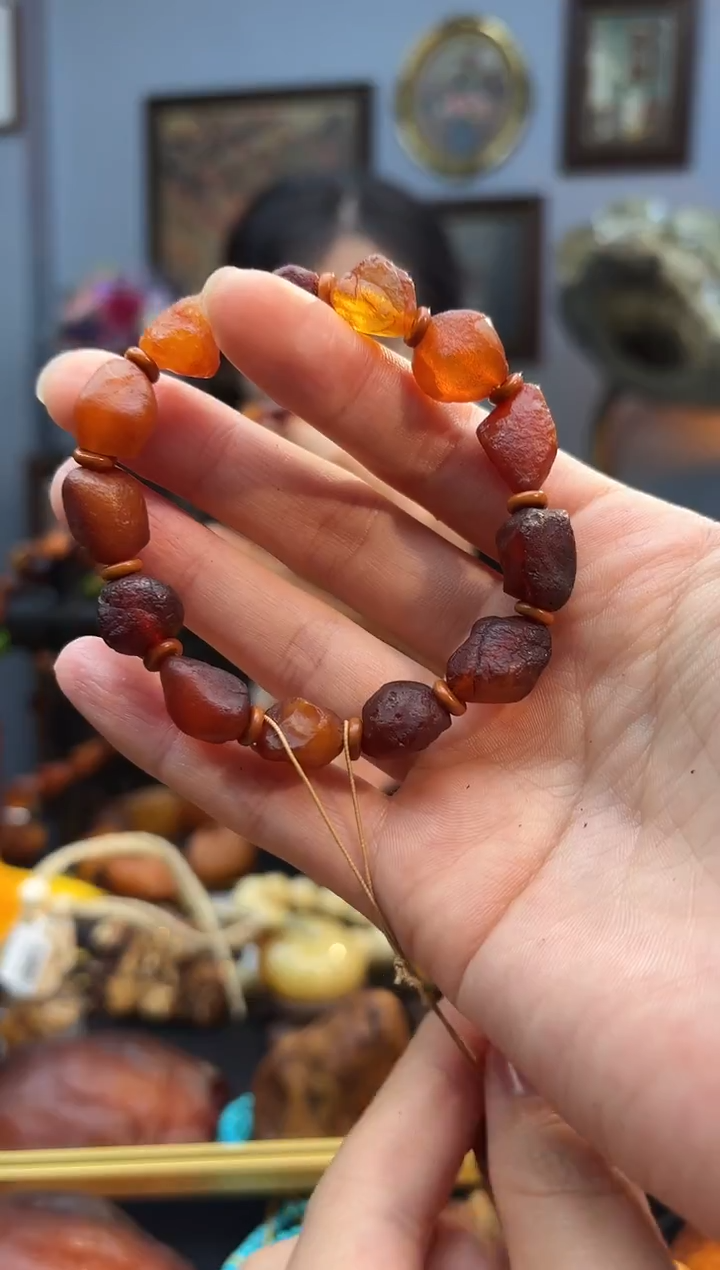 手串琥珀未镶嵌手串