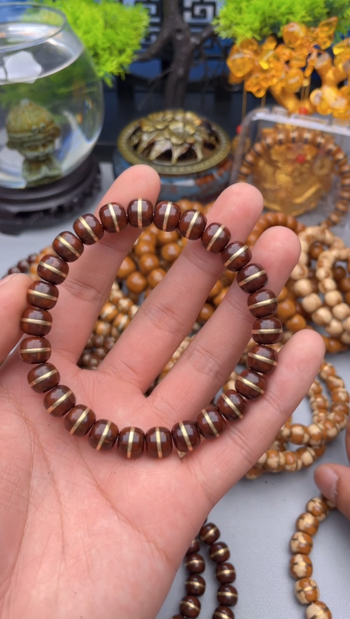 紫金鼠手串紫金鼠一线天二代36