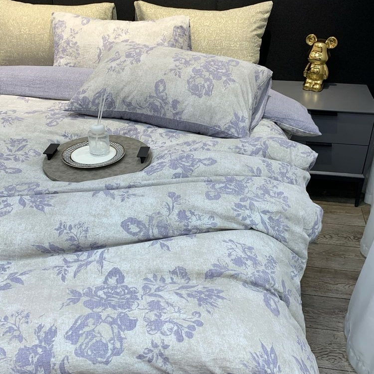 无印家#棉麻复古风床单四件套