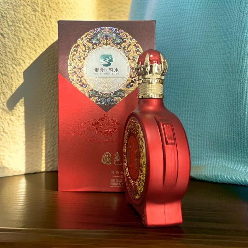龙尊宴国色香酒 酱香型白酒53度500ml