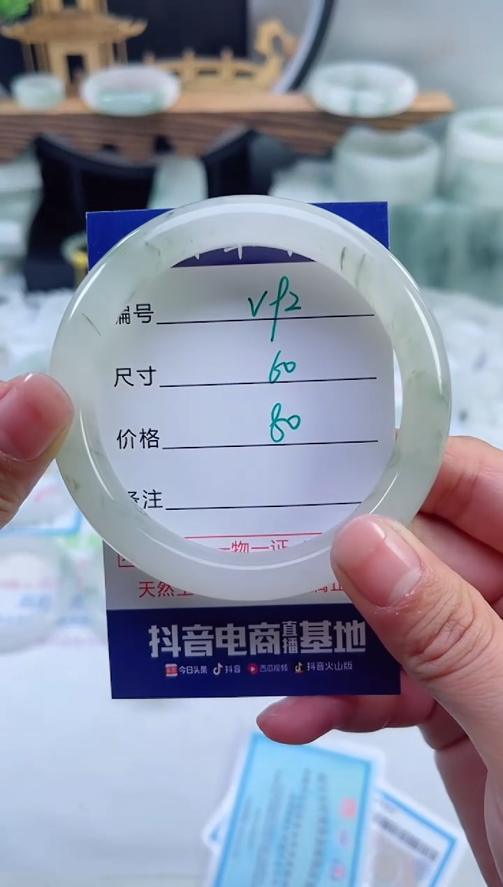 未镶嵌首饰石英质玉（天山翠）92