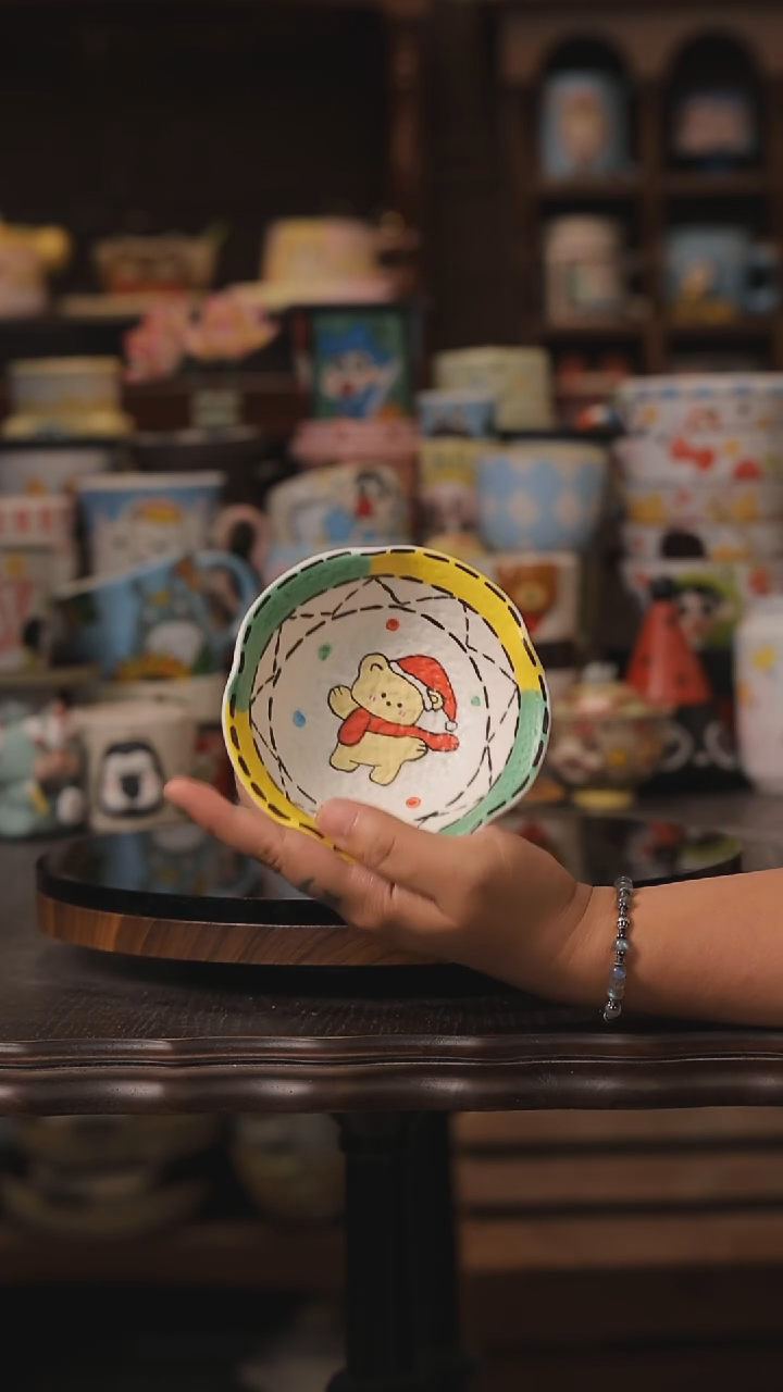 摆件景德镇釉下彩绘设计师款式陶瓷