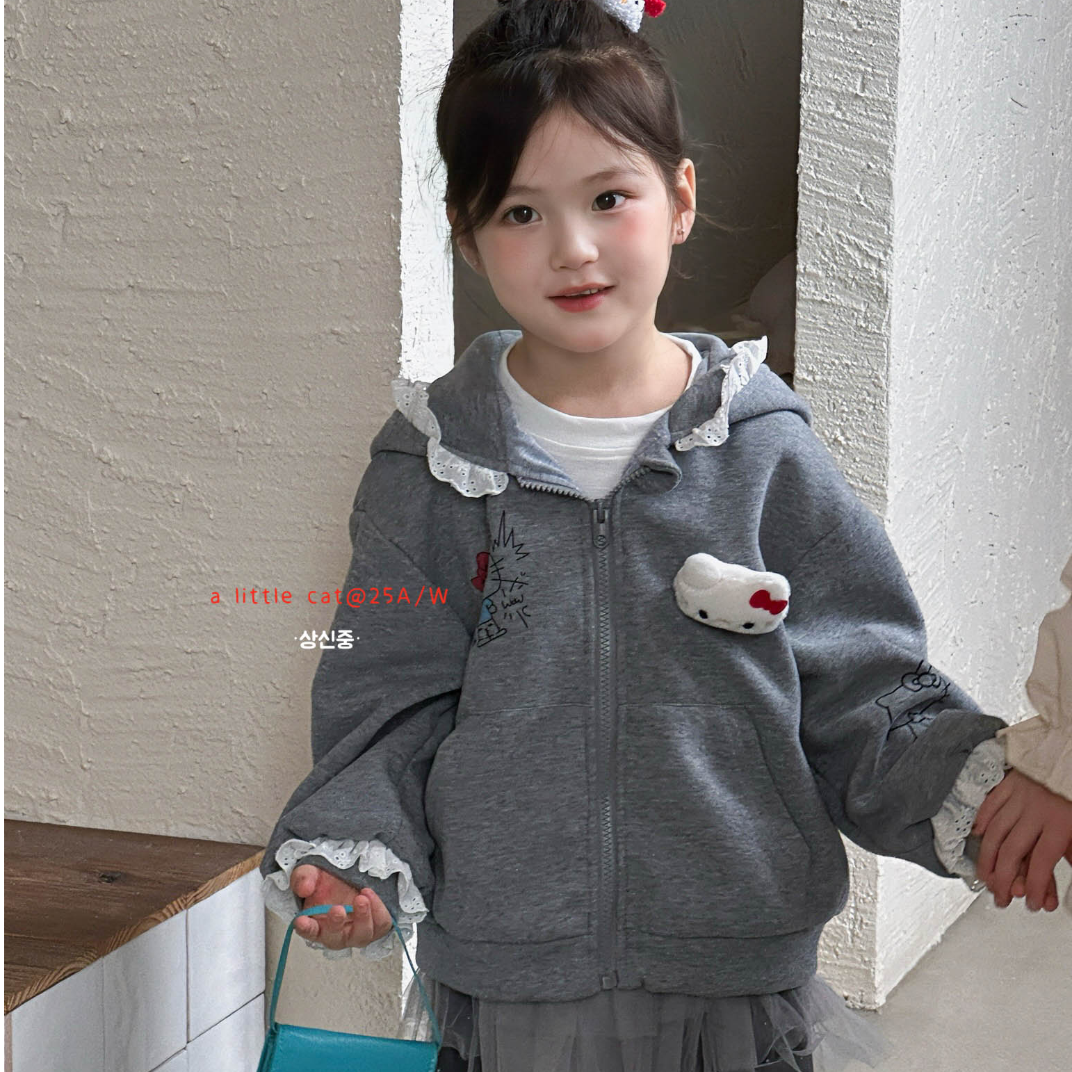 小猫家•25秋~外套5778灰色5-7
