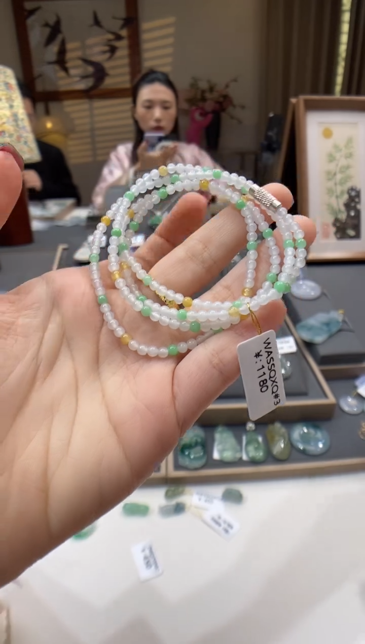 【闪购商品】翡翠颈饰未镶嵌珠链