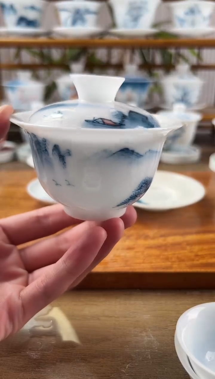 微瑕高冰千里江山130ml不带底