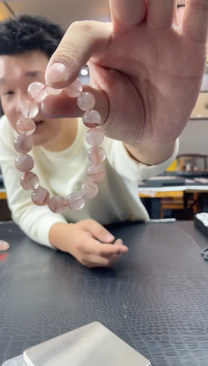 【闪购商品】水晶手串未镶嵌胶花水晶