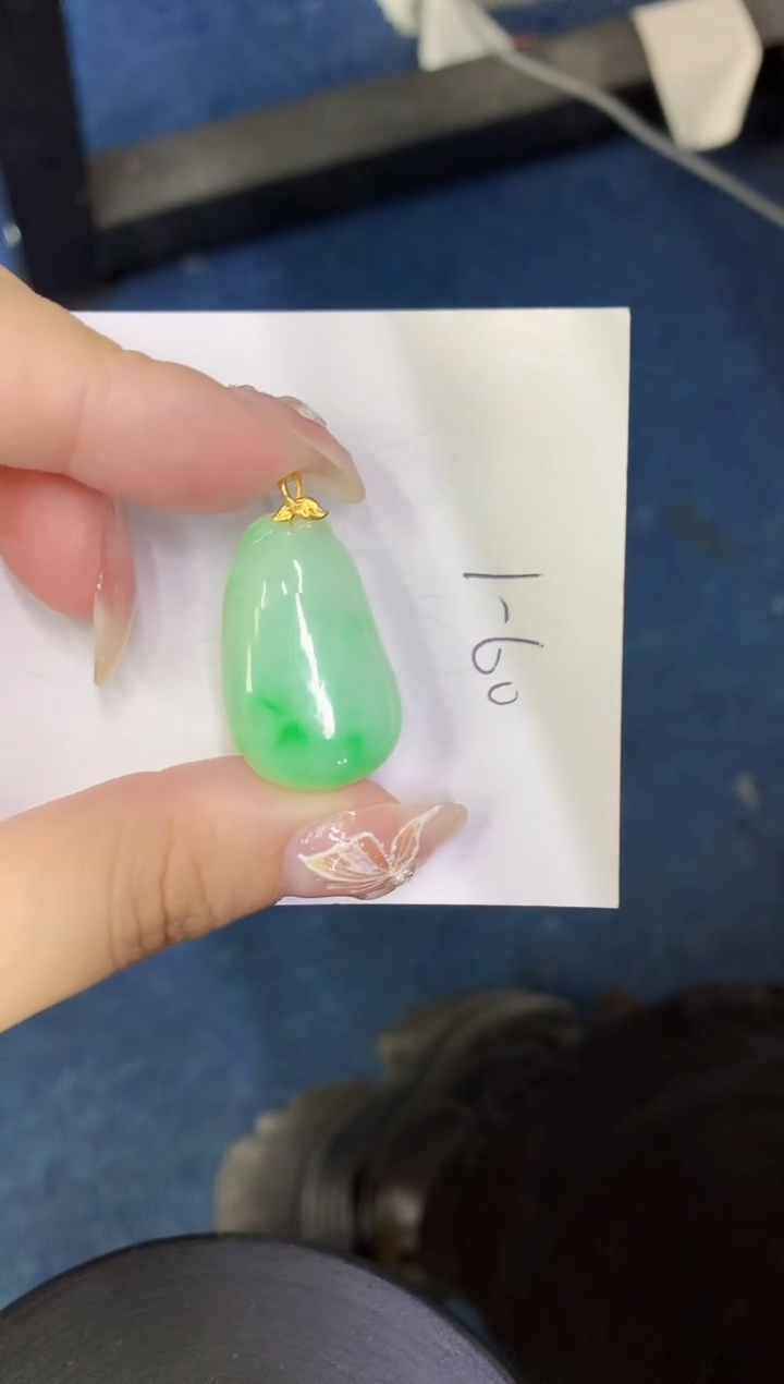 【闪购商品】翡翠颈饰18K金镶嵌00000000000