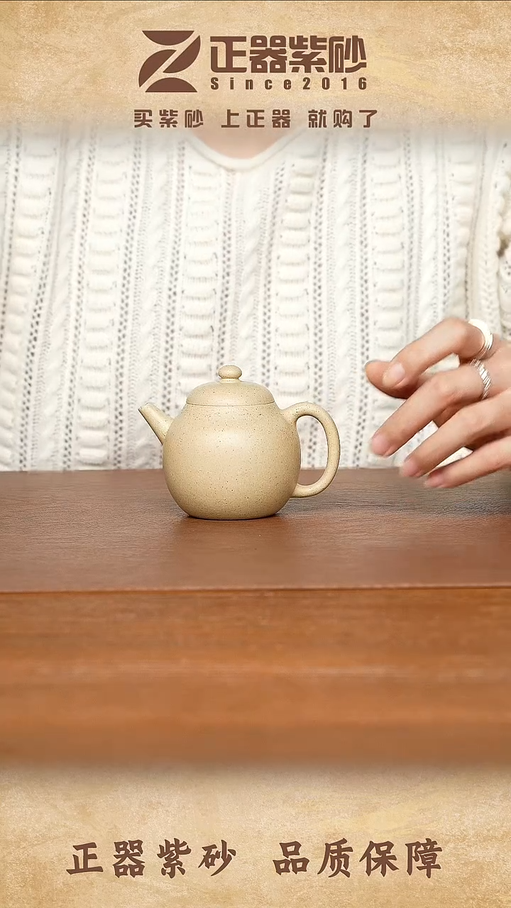 茶壶紫砂徐俊 龙蛋 本绿160cc