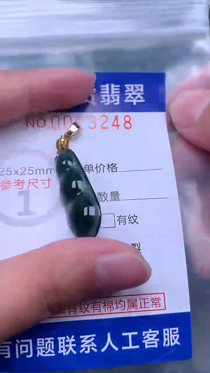翡翠未镶嵌吊坠(不含链)11