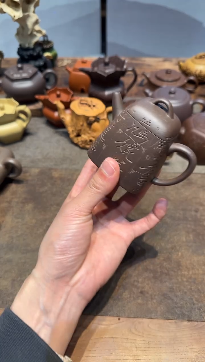 茶壶紫砂大**哥四方古钟