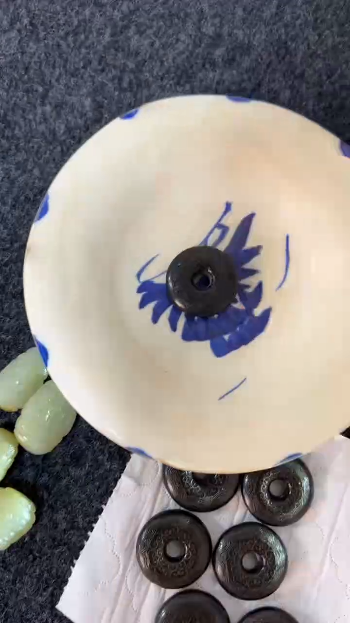 瓷片手工，手绘，瓷器