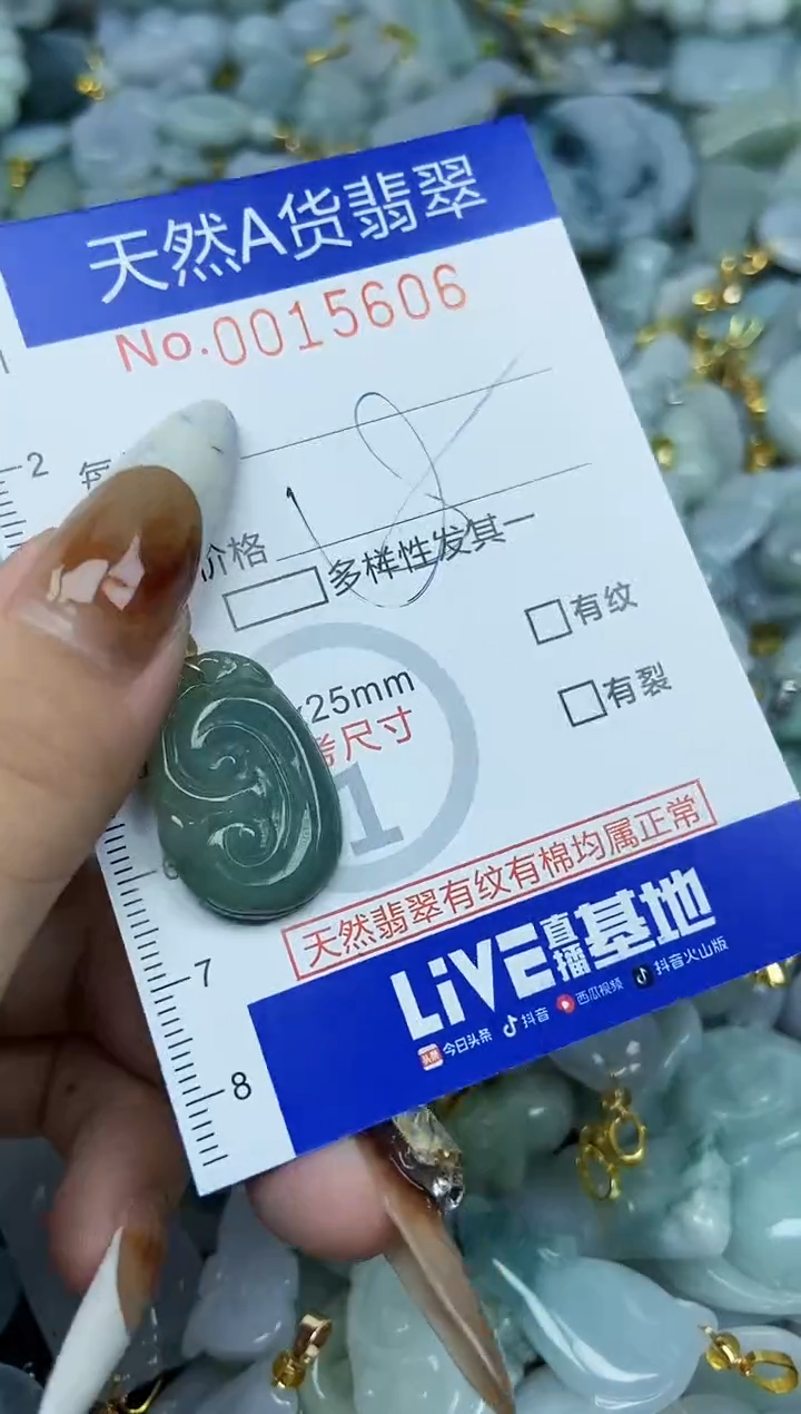 【闪购商品】翡翠颈饰未镶嵌天然A货翡翠