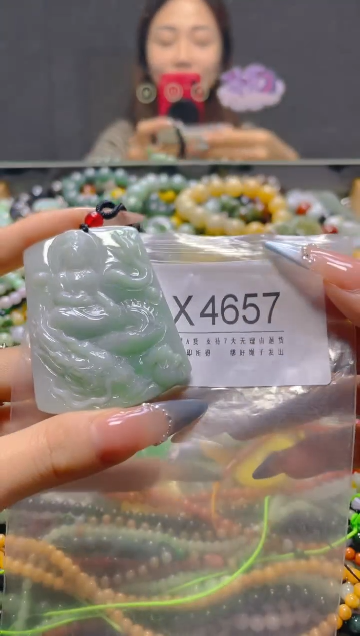 颈饰未镶嵌翡翠/X/翡翠A货，一件也是批发价