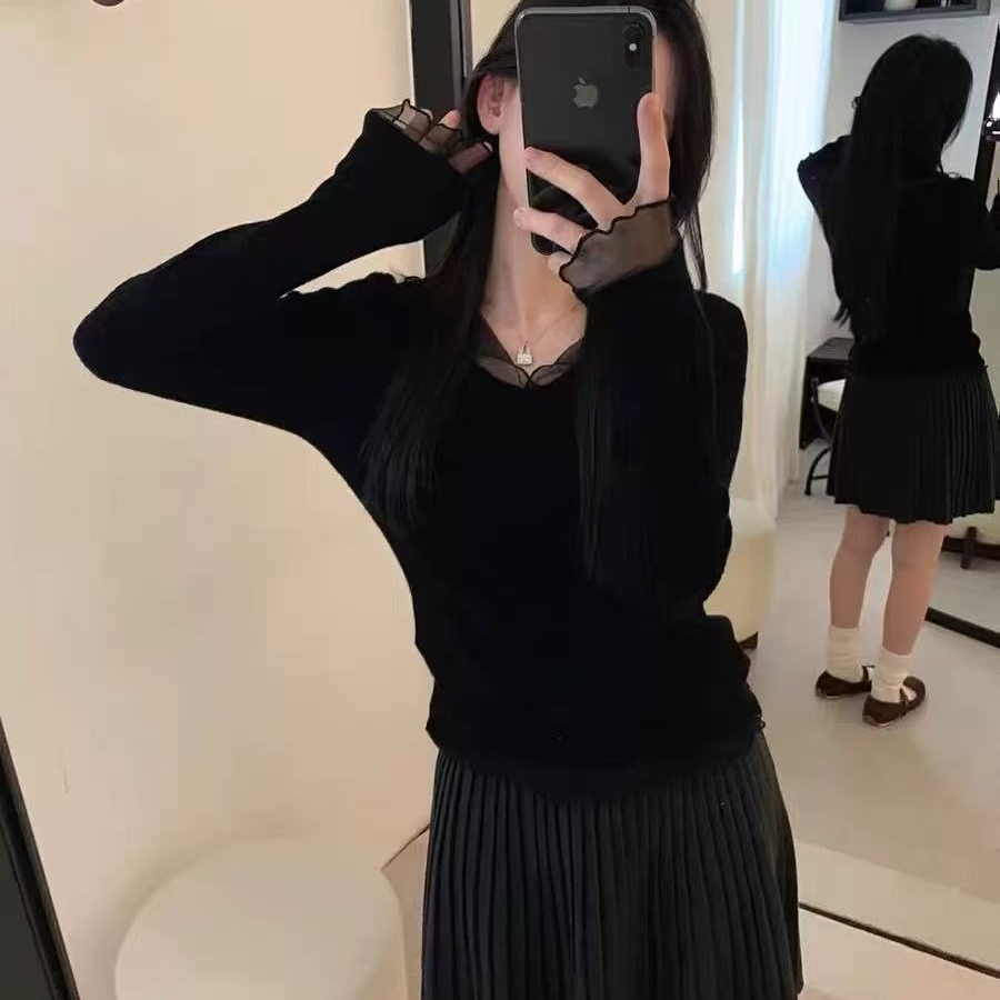 李茹定制网纱打底