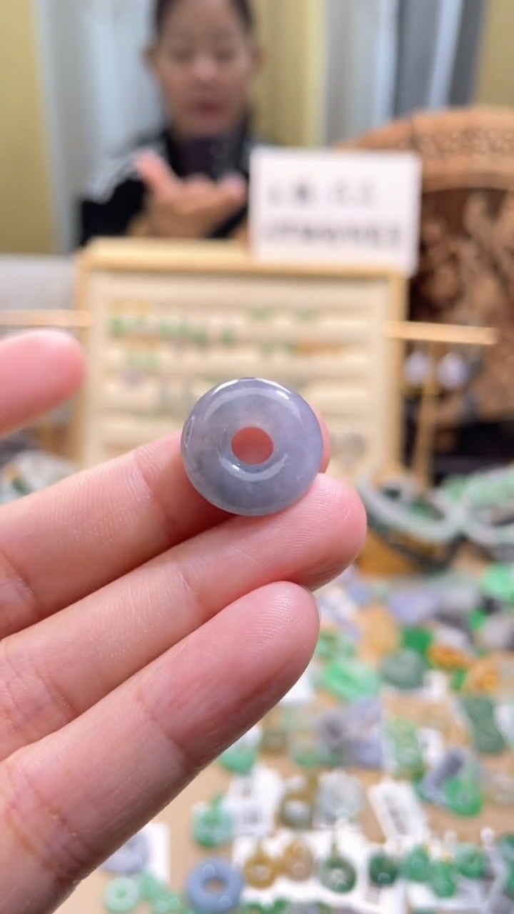 颈饰未镶嵌翡翠甜甜圈