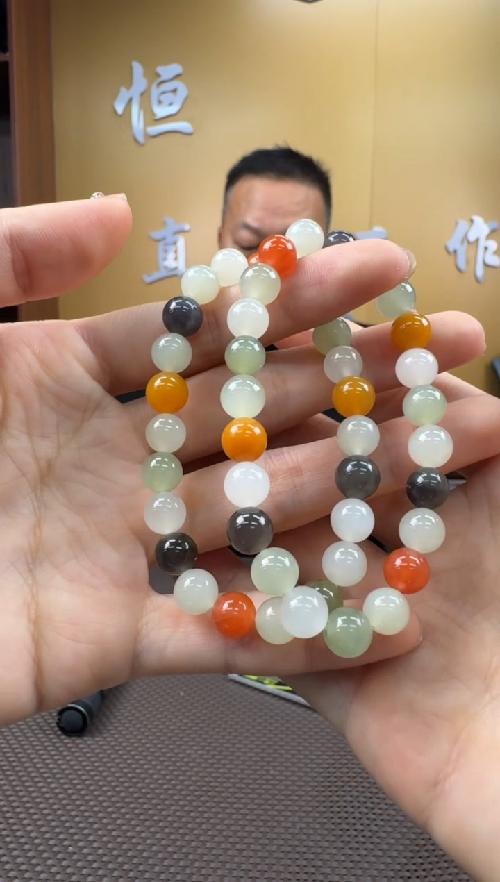 【闪购商品】和田玉手串未镶嵌7-8多样性，发一