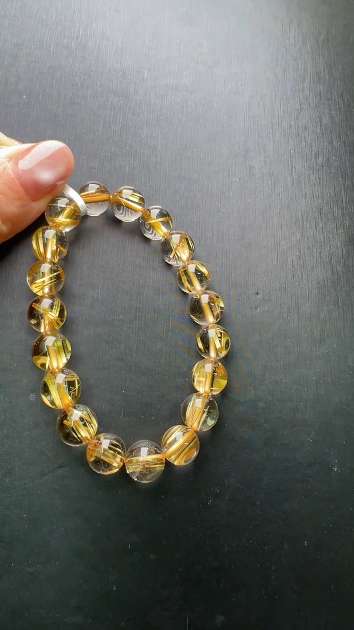 【闪购商品】水晶手串未镶嵌钛晶手串10m+ JP38042