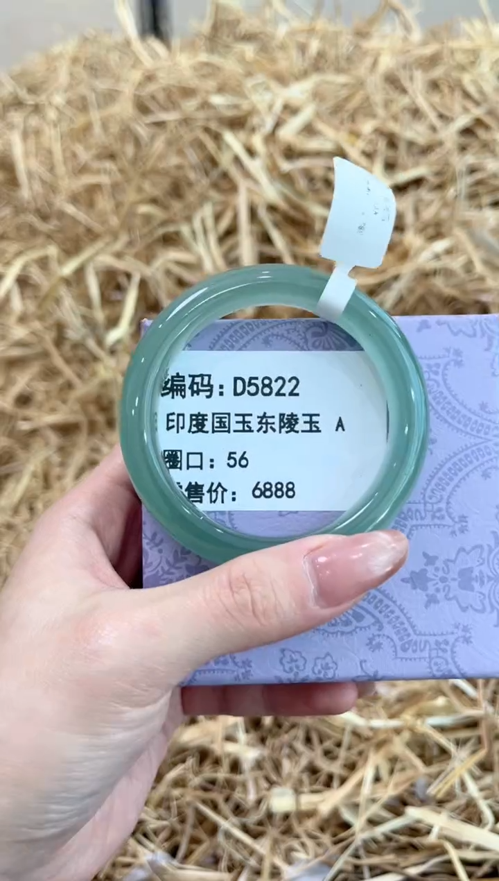 未镶嵌手镯石英质玉D5822