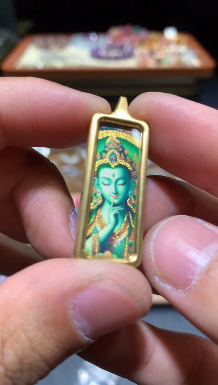 【闪购商品】吊坠L89绿度母【所见即所得】