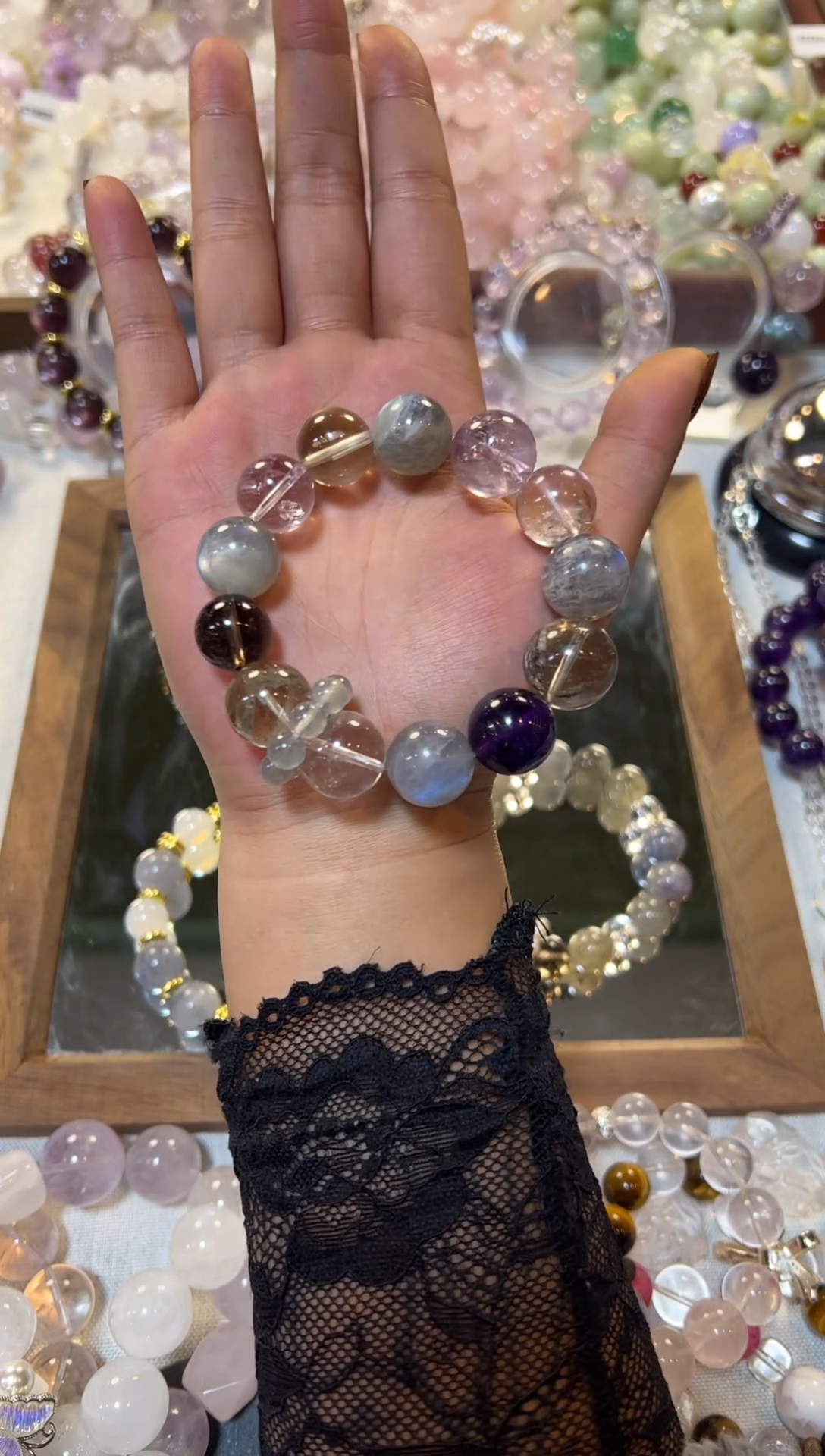 未镶嵌手串玛瑙/玉髓水晶手串