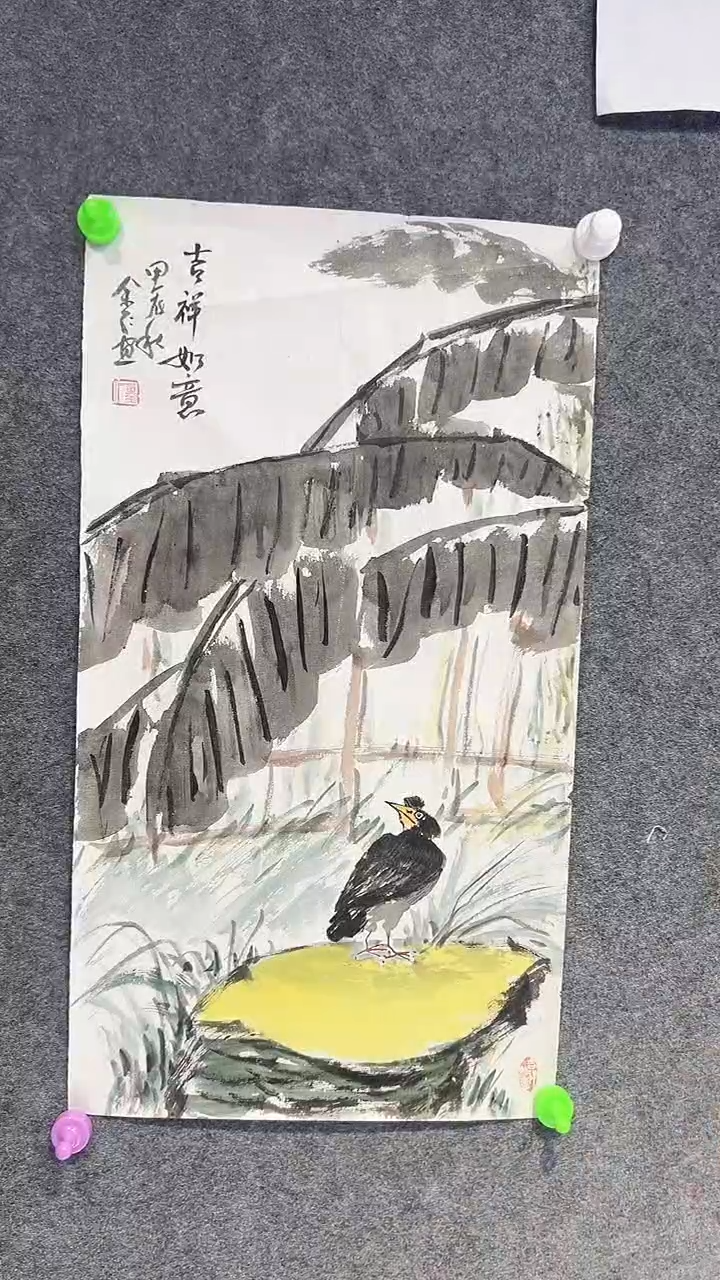 【闪购商品】国画黄金仁老师国画作品