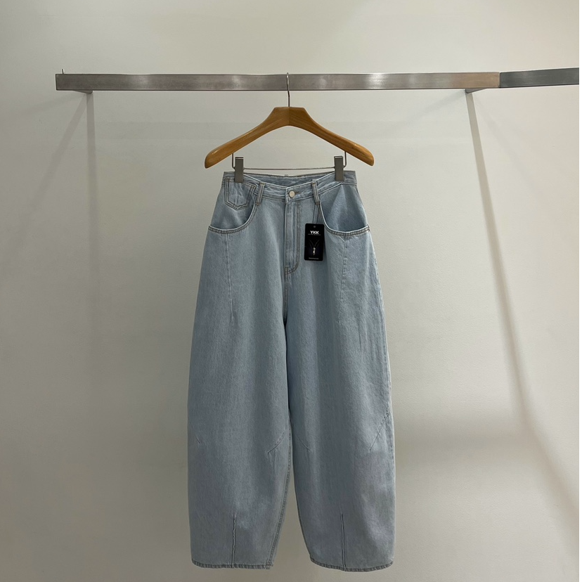 韩国东大门TASTE柔软夏季香蕉牛仔裤NO退NO换