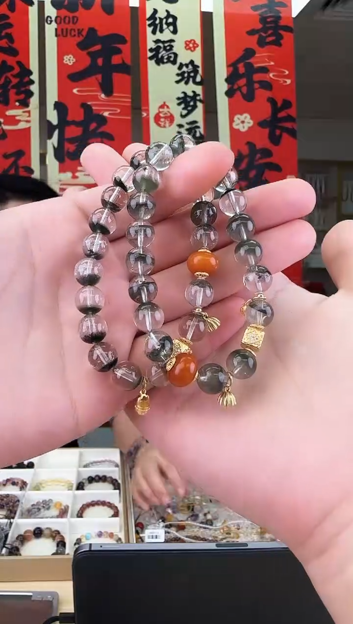 【闪购商品】水晶手串未镶嵌多样性发一件 9+绿幽灵