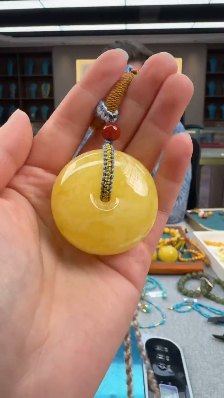 【闪购商品】琥珀颈饰未镶嵌序列号217